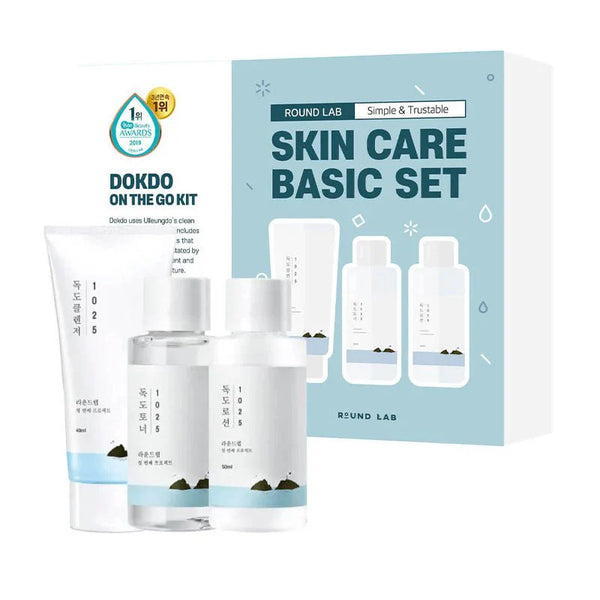 Round Lab Complete Skin Care Set - 3 Pieces