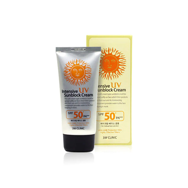 كريم الوقاية من أشعة الشمس المكثف بعامل حماية SPF50 من 3W Clinic