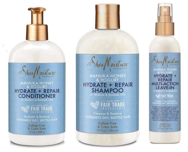 Shea Moisture Manuka Honey &amp; Yogurt Hydrate &amp; Repair 3-Piece Set