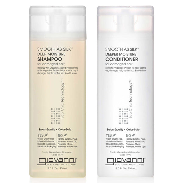 Giovanni Deep Moisture Shampoo &amp; Conditioner - 2pcs