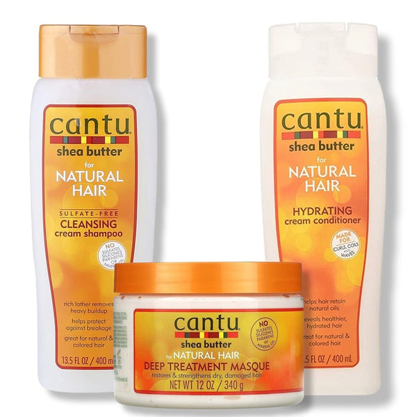 Cantu Hair Treatment &amp; Moisture Kit - 3 Pieces